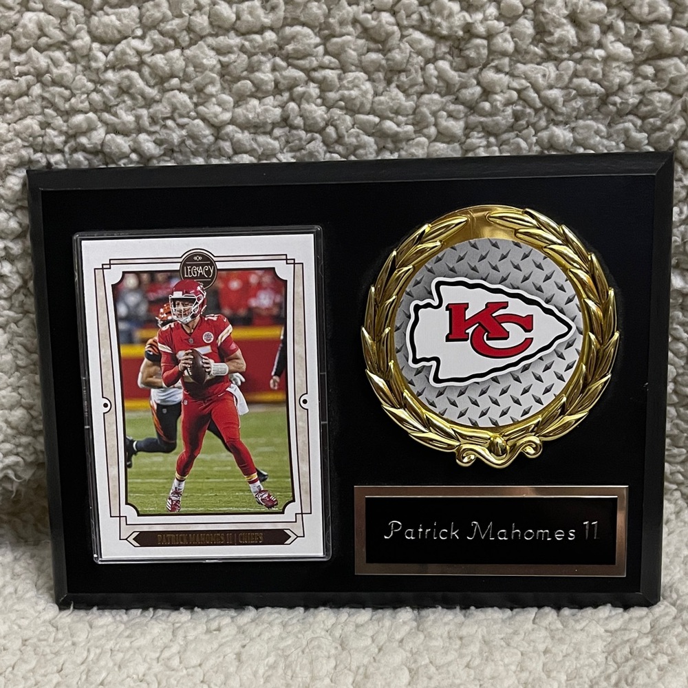 Kansas City Chiefs-Patrick Mahomes II plaque